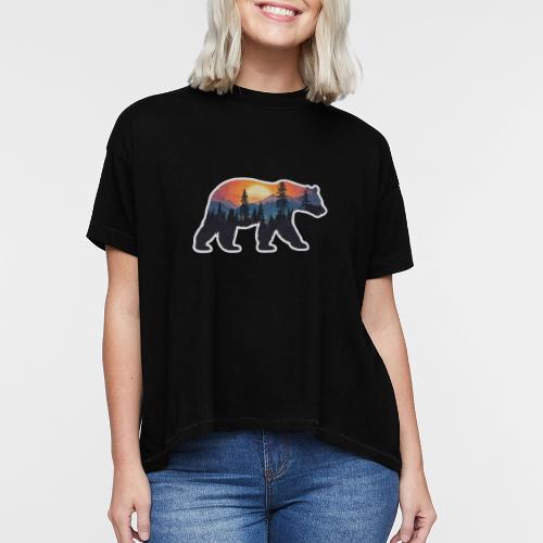 Mountain Spirit Bear - Women's Hi-Lo Tee