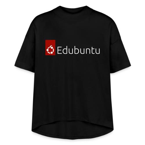 Edubuntu Logo 2023 - White - Women's Hi-Lo Tee