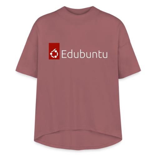 Edubuntu Logo 2023 - White - Women's Hi-Lo Tee
