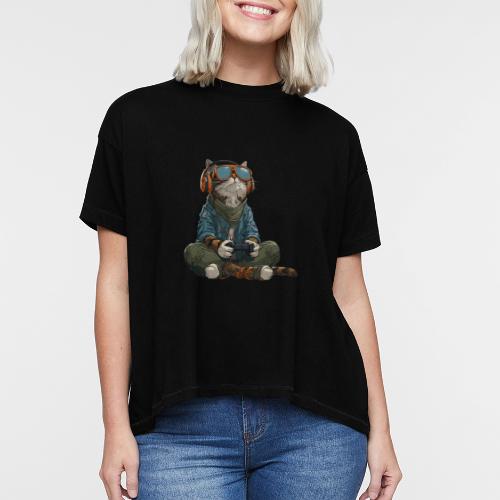 Cat: Purrfect Player - Women's Hi-Lo Tee