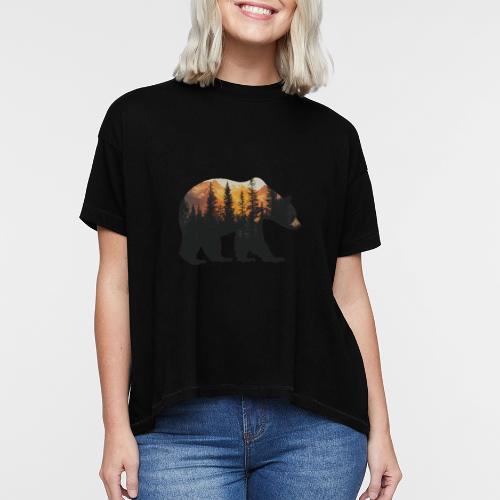 Bear: Sunset Guardian - Women's Hi-Lo Tee