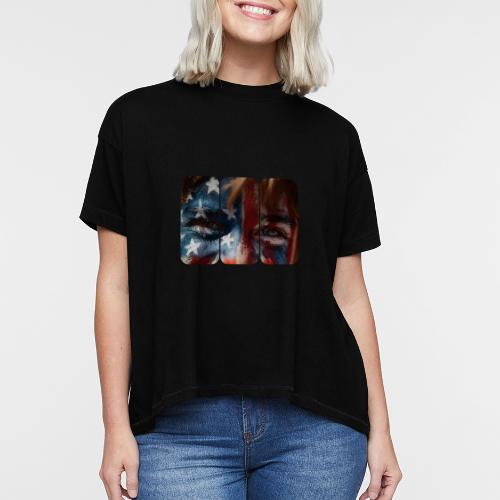 USA: Stars in Their Eyes - Women's Hi-Lo Tee