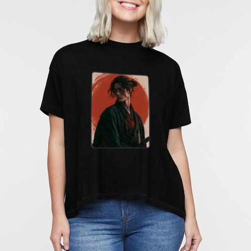 Samurai Beneath the Red Sun - Women's Hi-Lo Tee