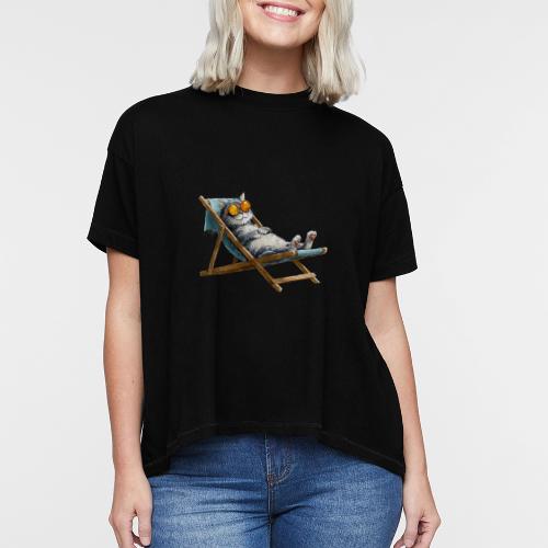 Sunshine Cat Mode - Women's Hi-Lo Tee