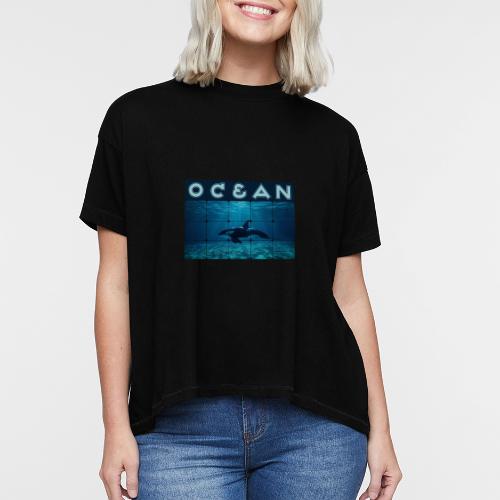 Ocean: Orca in Motion - Women's Hi-Lo Tee