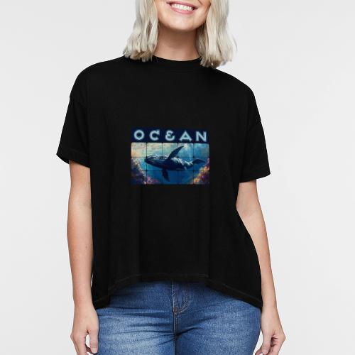 Ocean: Majestic Deep - Women's Hi-Lo Tee
