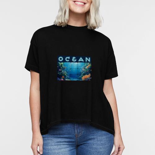 Ocean: Tropical Drift - Women's Hi-Lo Tee