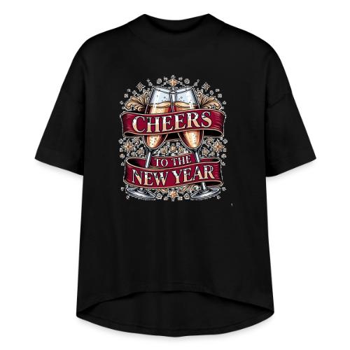 New Year's Champagne T-Shirt - Women's Hi-Lo Tee