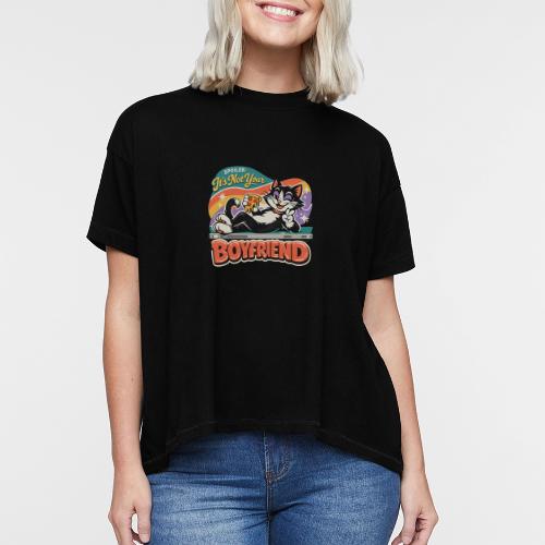 Sassy Cat Pride Pizza Retro Comic - Women's Hi-Lo Tee