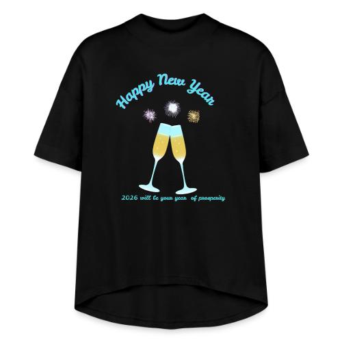 Happy New Year 2026 Prosperity Design - Women's Hi-Lo Tee