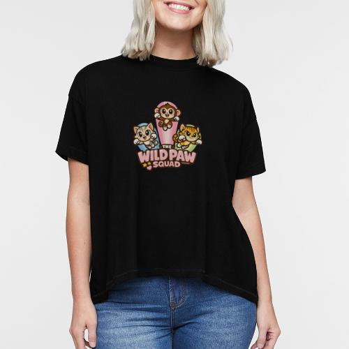 Wild Paw Squad Cute Animal Friends - Women's Hi-Lo Tee