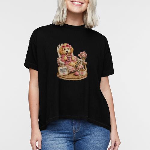 Just Enjoying Life Doodle Dog - Women's Hi-Lo Tee