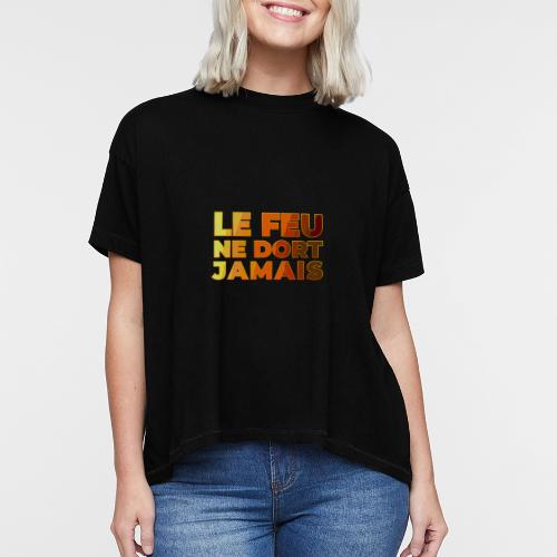 Fire never sleeps - Women's Hi-Lo Tee
