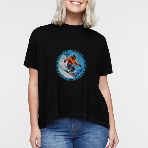 Snowboarding Motion - Women's Hi-Lo Tee