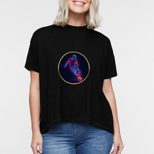 Soccer: Neon Golden Goal - Women's Hi-Lo Tee