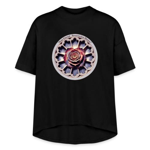 Easter Rose Resurrection T Shirt, Spring Gift - Women's Hi-Lo Tee