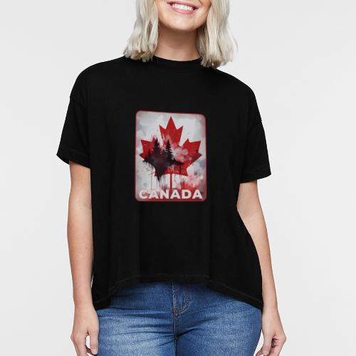 Canada's Maple Leaf Pride - Women's Hi-Lo Tee