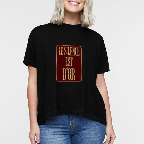 Silence is golden - Women's Hi-Lo Tee