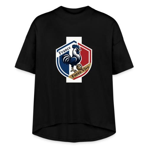 France Rooster T-Shirt, Bleu-Blanc-Rouge gift - Women's Hi-Lo Tee