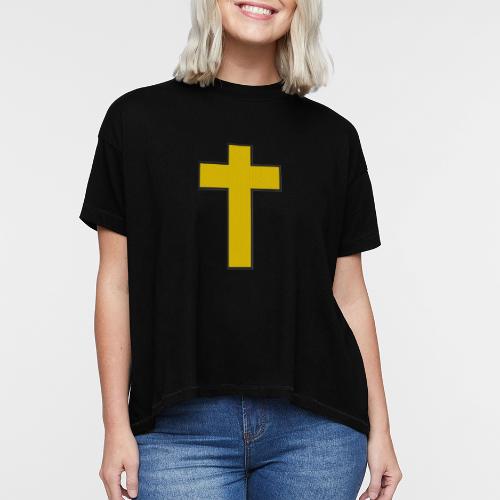 Kevlar Cross Shirt–Christian Strength and Protect - Women's Hi-Lo Tee