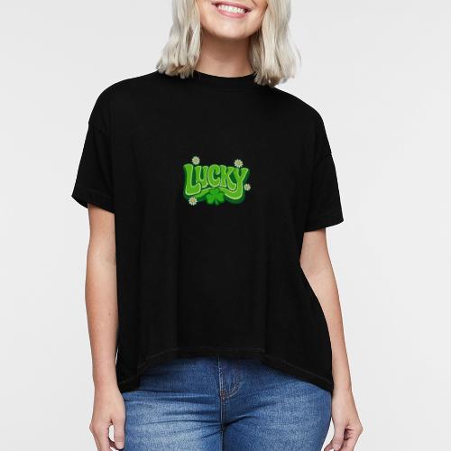 Lucky 70s Retro T-Shirt - Women's Hi-Lo Tee