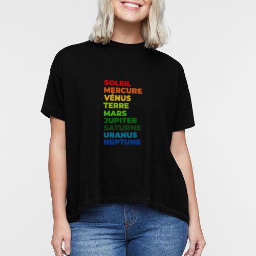 Solar System in Color - Women's Hi-Lo Tee