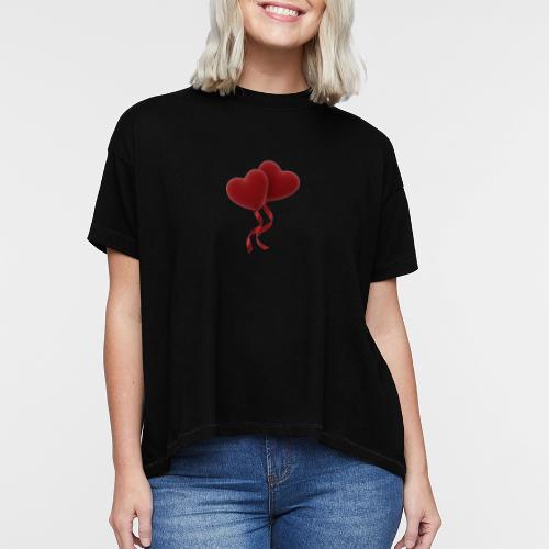 Two hearts together - Women's Hi-Lo Tee