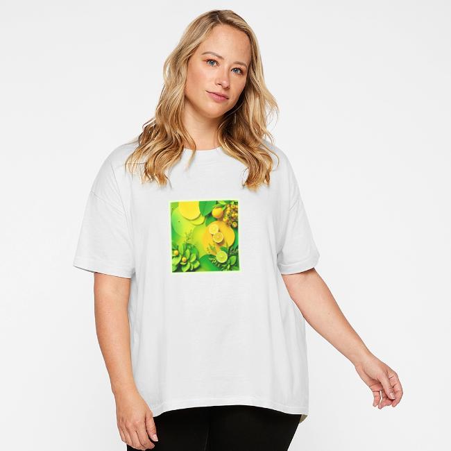 Abstract Lemon Lime Nature Art