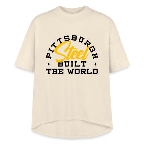 Pittsburgh Steel Built the World - Women's Hi-Lo Tee