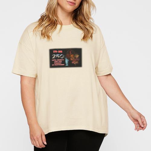 1776 - 2026 - 250 Years USA | Fireworks - Women's Hi-Lo Tee
