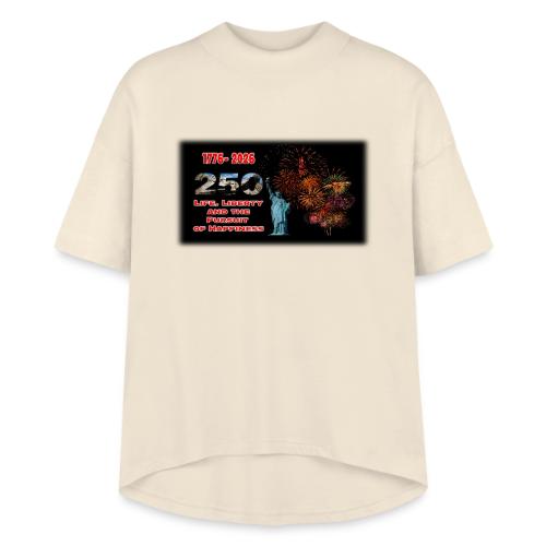 1776 - 2026 - 250 Years USA | Fireworks - Women's Hi-Lo Tee