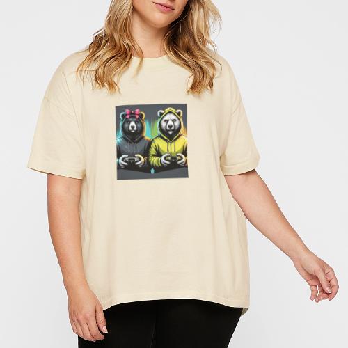 Gamer Bears - Women's Hi-Lo Tee