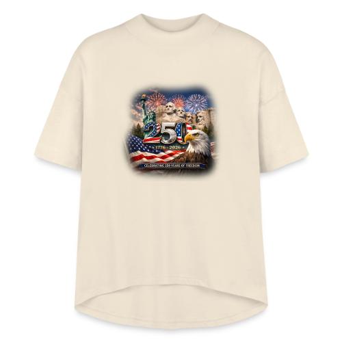 1776-2026 | Celebrating 250 Years of Freedom - Women's Hi-Lo Tee