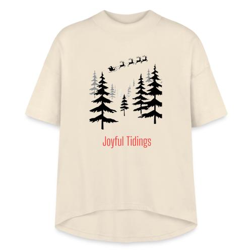 Joyful Tidings Christmas T-Shirt - Women's Hi-Lo Tee