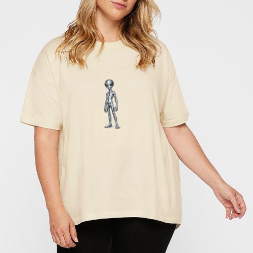 Silver Alien - Women's Hi-Lo Tee