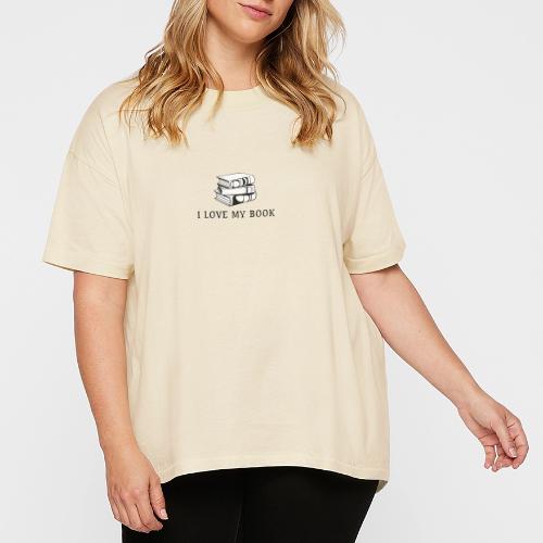 I love my book t-shirt - Women's Hi-Lo Tee