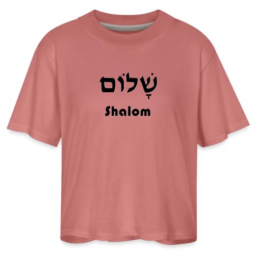 שָׁלוֹם Shalom - Women's Boxy Tee