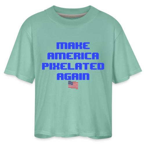Pixelated America - Women's Boxy Tee