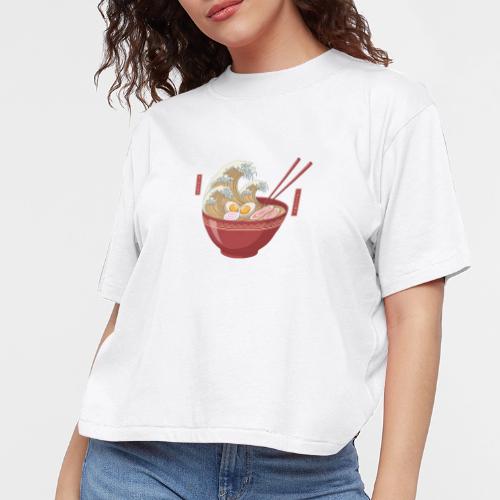 The Great Wave of Ramen - Women's Boxy Tee