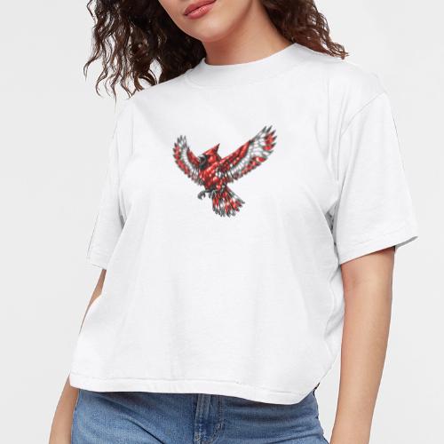 Cardinal in Flight - Women's Boxy Tee