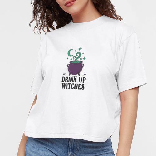 Drink Up Witches t-shirt - Women's Boxy Tee
