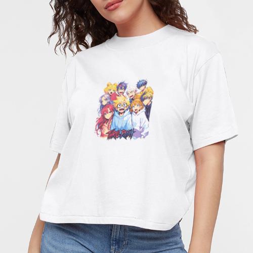 Thrill Rush Anime Squad Streetwear - Women's Boxy Tee
