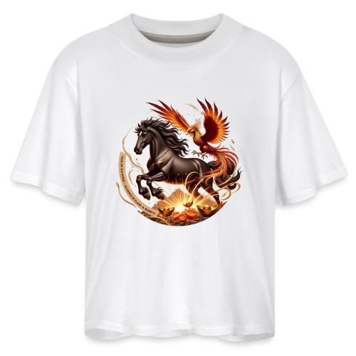 Year of the Horse Phoenix T Shirt, Lunar NY Gift - Women's Boxy Tee