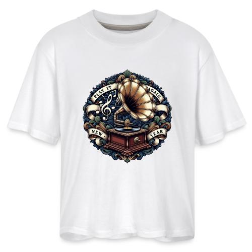 Ornate Phonograph T-Shirt - Women's Boxy Tee