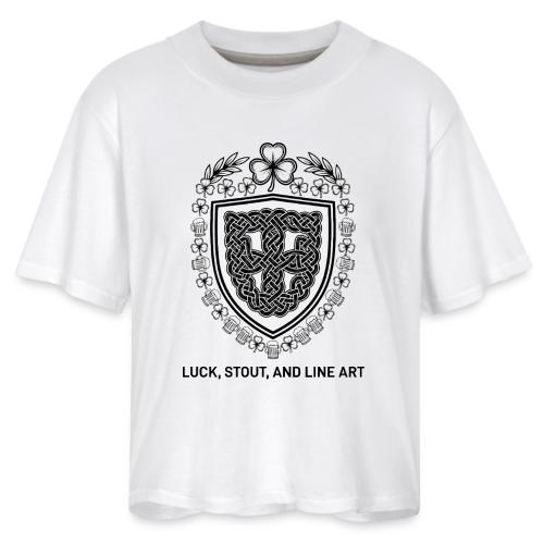 Celtic Knot T-Shirt, Symmetrical Shield - Women's Boxy Tee