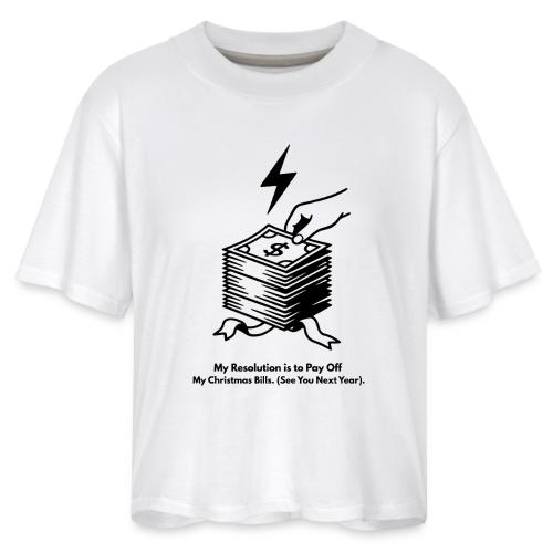 Christmas Bills T-Shirt - Women's Boxy Tee