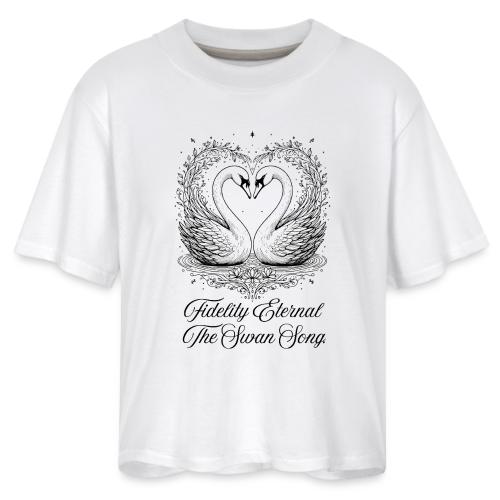 Poetic Swan T-Shirt - Women's Boxy Tee