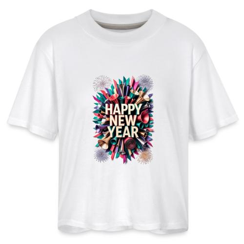 New Year's Party Horn T-Shirt - Women's Boxy Tee