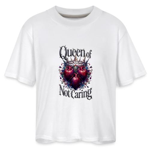 Queen of Not Caring T-Shirt - Women's Boxy Tee