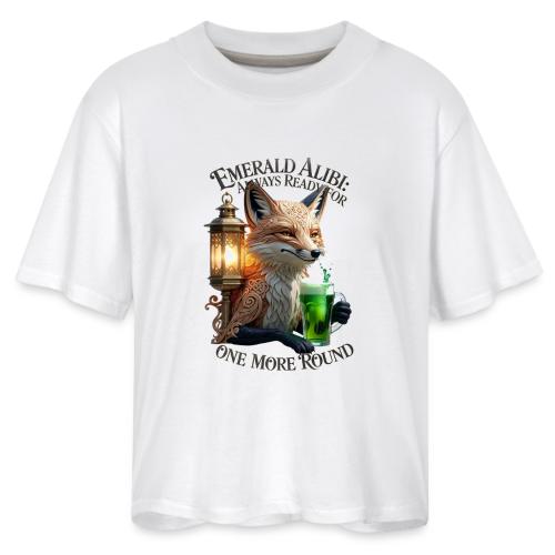 Emerald Alibi Fox Graphic Tee - Women's Boxy Tee